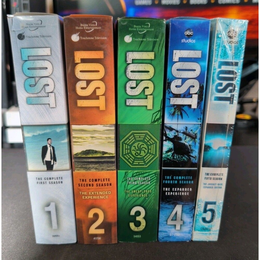 LOST seasons 1-5 DVD - Very Good Condition - Season 5 Sealed